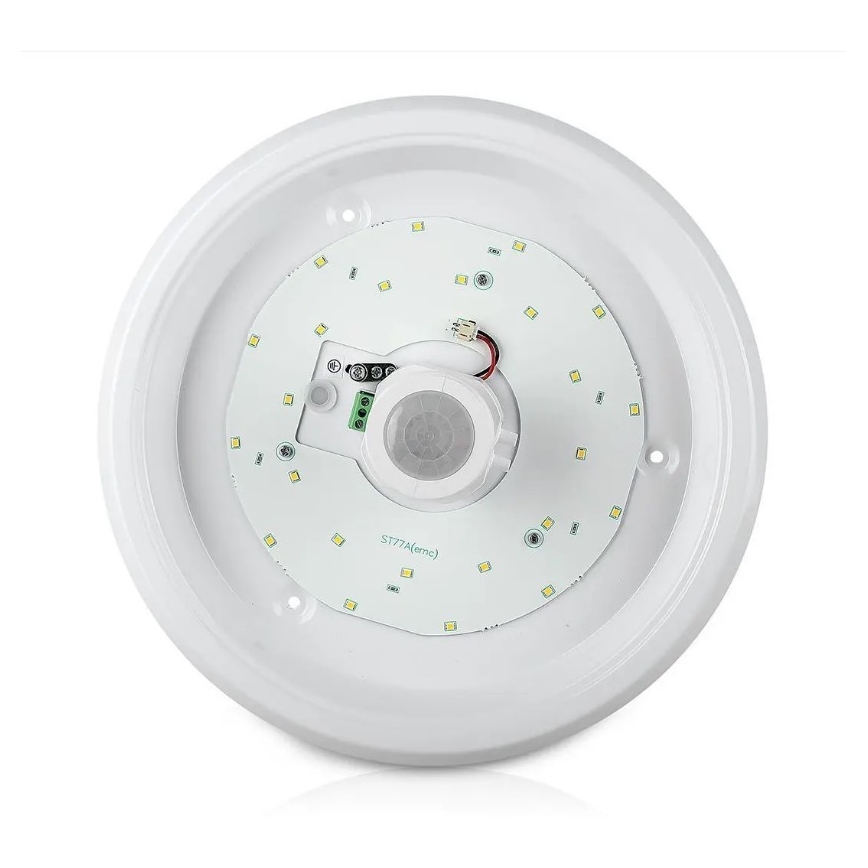 LED Stropné svietidlo so senzorom SAMSUNG CHIP LED/12W/230V 6400K pr. 29 cm