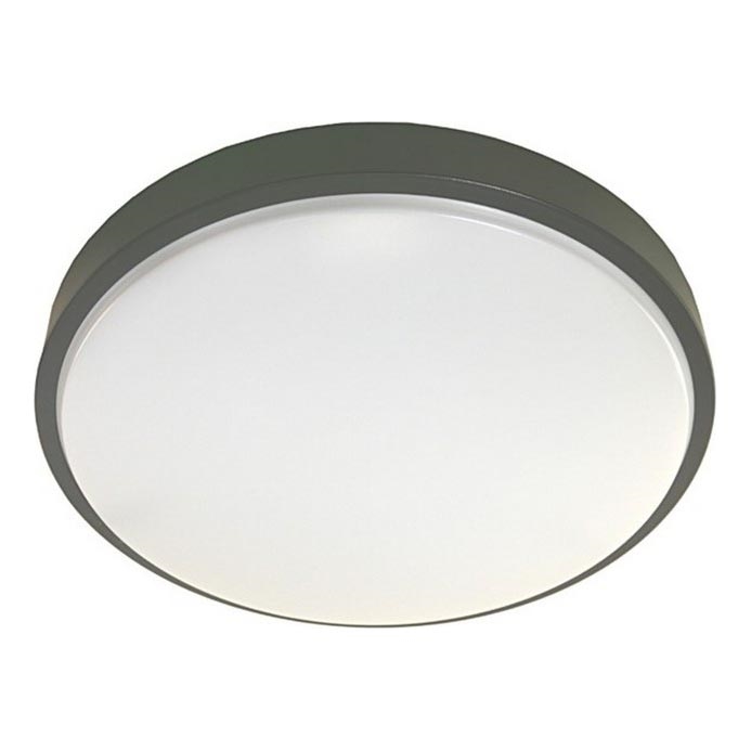 LED Stropné svietidlo so senzorom WILTON LED/24W/230V 4000K pr. 38 cm antracit