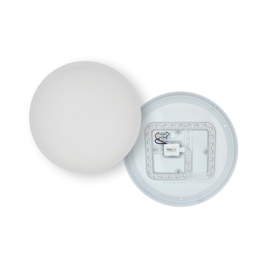 LED stropné svietidlo so snímačom pohybu LENA LED/24W/230V, priemer 37,3 cm, biele