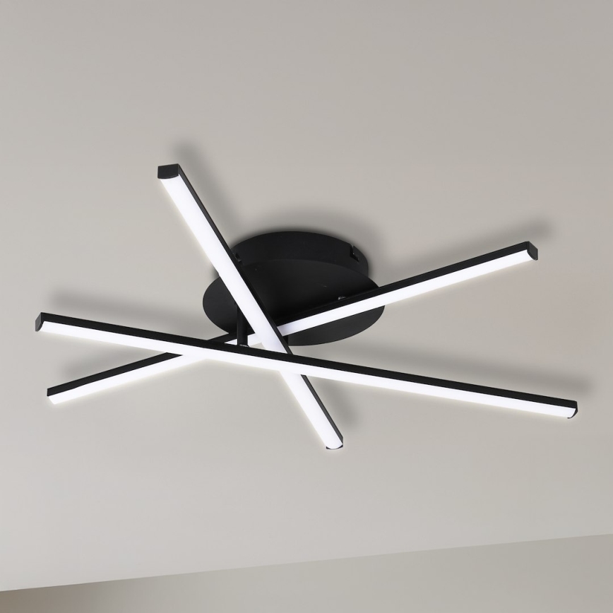 LED stropné svietidlo STICK LED/12W/230V čierna