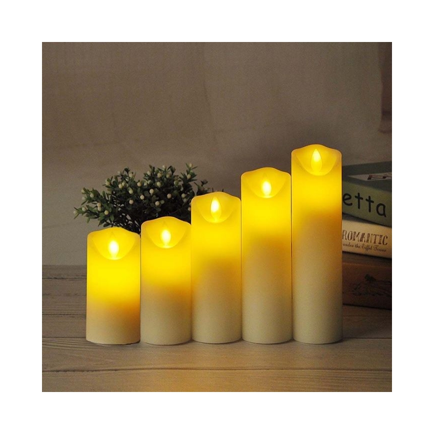 LED Sviečka LED/2xAA teplá biela 17,5 cm