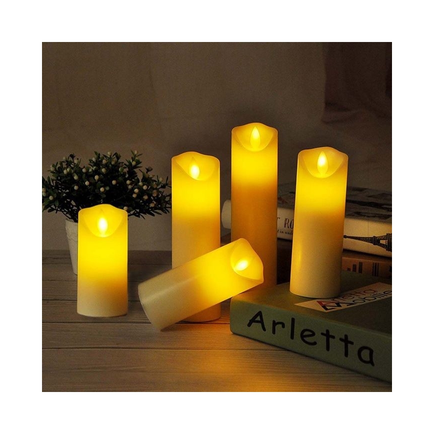 LED Sviečka LED/2xAA teplá biela 17,5 cm
