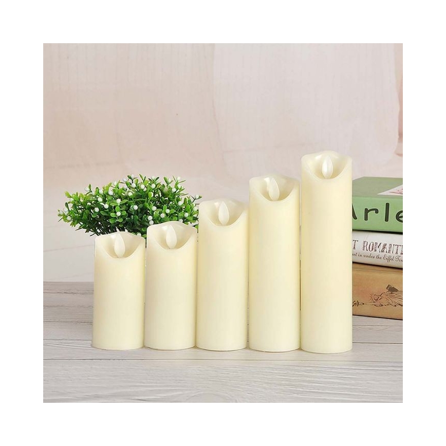 LED Sviečka LED/2xAA teplá biela 17,5 cm