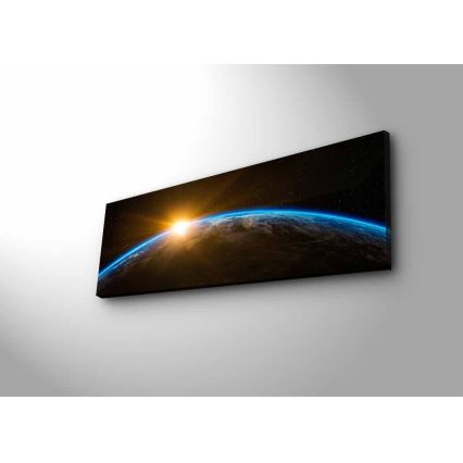 LED Svietiaci dekoračný obraz LED/1x9V 6LR61