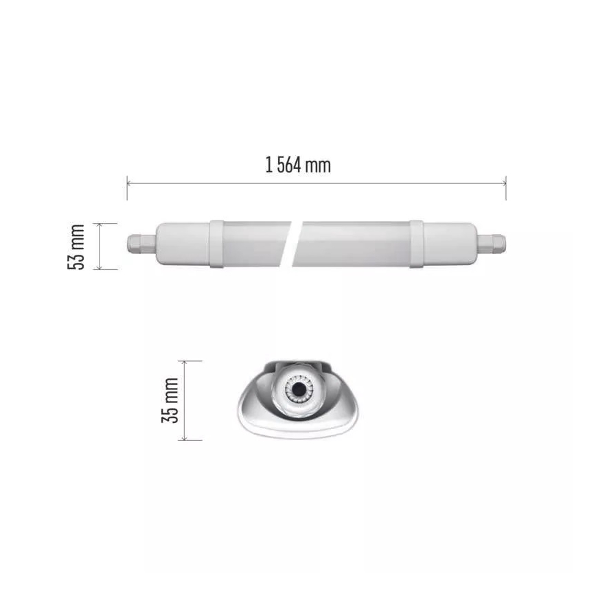 LED Technické svietidlo LED/45W/230V IP65 4000K 156,4 cm