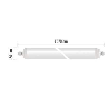 LED Technické svietidlo LED/51W/230V IP65 4000K 157 cm