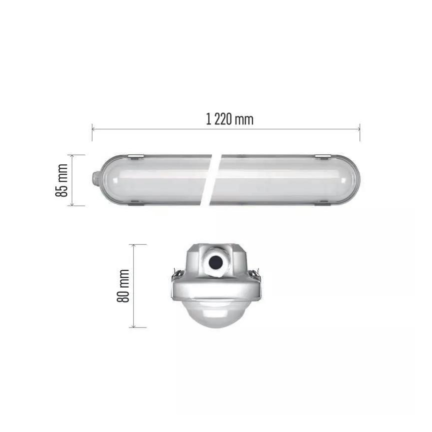 LED Technické svietidlo s núdzovým modulom EMERGENCY LED/40W/230V 4000K 122 cm IP66