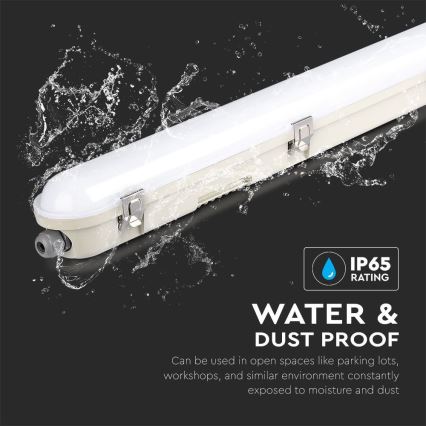 LED Technické žiarivkové svietidlo s núdzovým modulom EMERGENCY LED/48W/230V 6500K 150cm IP65