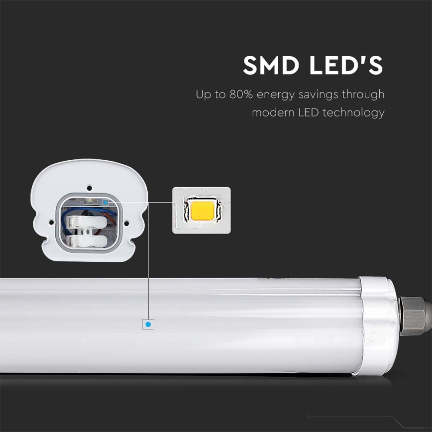 LED Technické žiarivkové svietidlo G-SERIES LED/18W/230V 6500K IP65 60 cm