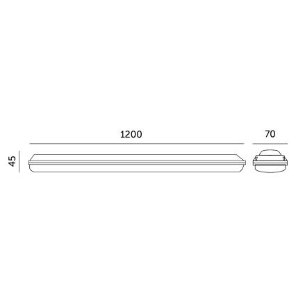 LED Technické žiarivkové svietidlo NEGRO LED/36W/230V IP65 6000K