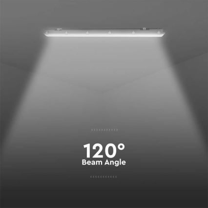 LED technické žiarivkové svietidlo so senzorom pohybu a súmraku LED/48W/230V IP65 6500K 150 cm