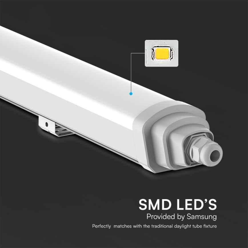LED Technické žiarivkové svietidlo SAMSUNG CHIP LED/18W/230V 4000K IP65 60 cm