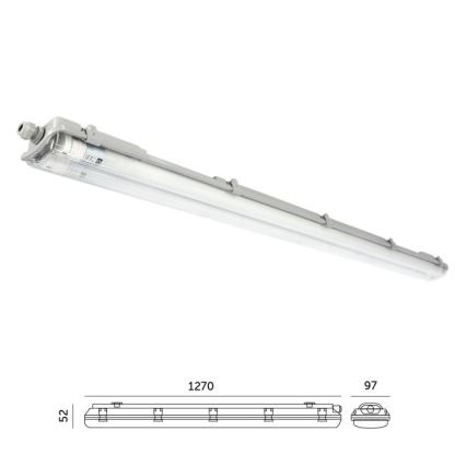 LED technické žiarivkové svietidlo T8 2xG13/18W/230V 4000K IP65 127 cm