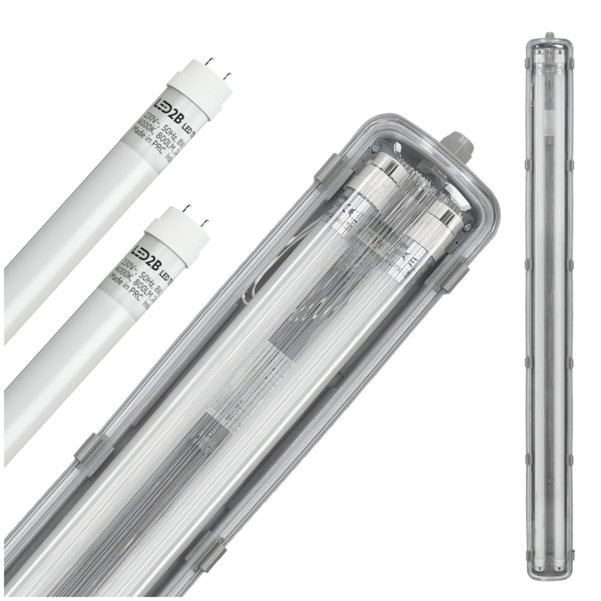 LED Technické žiarivkové svietidlo T8 2xG13/18W/230V 4000K IP65