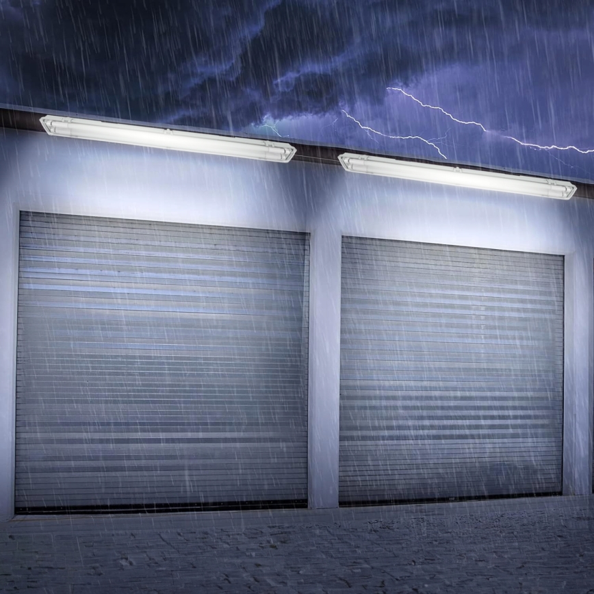 LED technické žiarivkové svietidlo T8 2xG13/20W/230V 6500K 120 cm IP65 biele