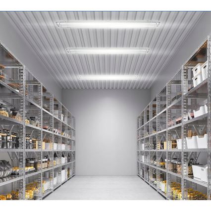 LED technické žiarivkové svietidlo T8 2xG13/20W/230V 6500K 120 cm IP65 biele