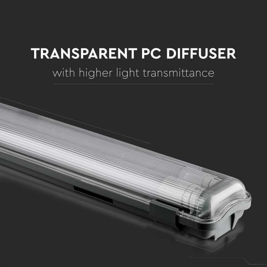 LED Technické žiarivkové svietidlo T8 2xG13/22W/230V IP65 6400K 156 cm