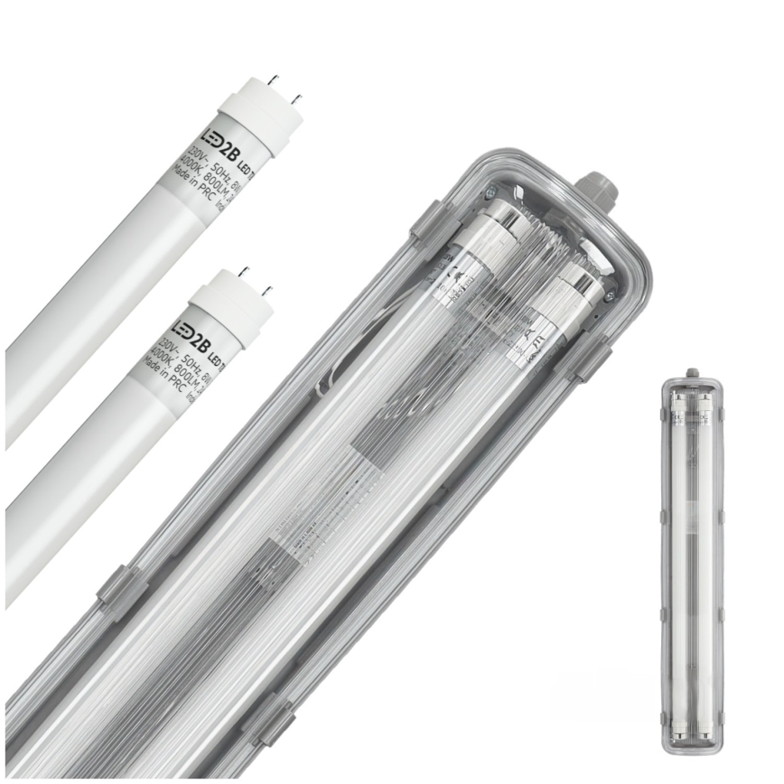 LED Technické žiarivkové svietidlo T8 2xG13/9W/230V 4000K IP65 67,5 cm