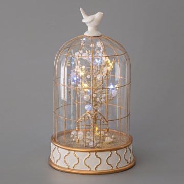 LED Vianočná dekorácia 12xLED/3xAAA teplá biela