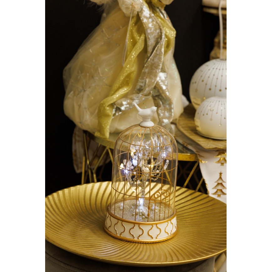 LED Vianočná dekorácia 12xLED/3xAAA teplá biela