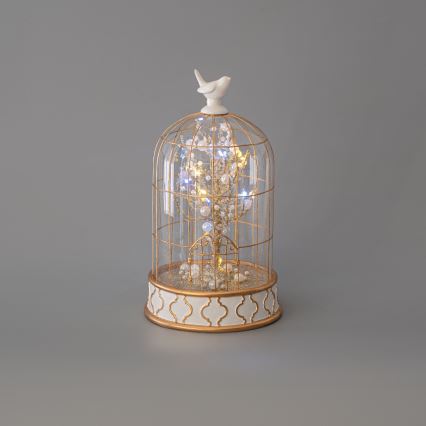 LED Vianočná dekorácia 12xLED/3xAAA teplá biela