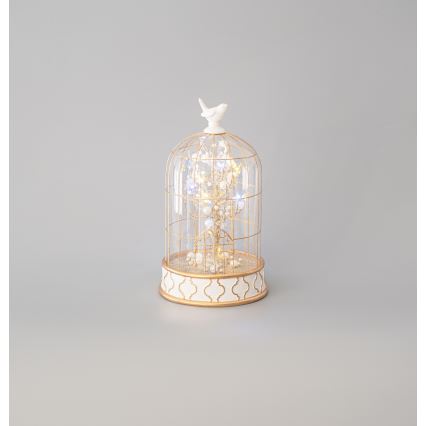 LED Vianočná dekorácia 12xLED/3xAAA teplá biela