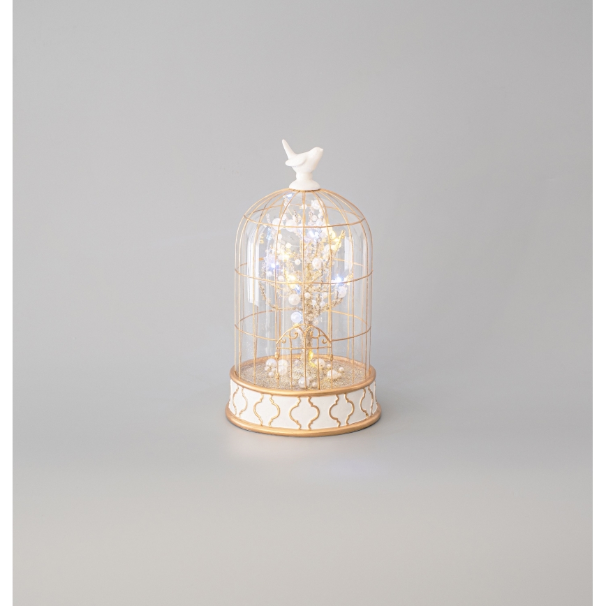 LED Vianočná dekorácia 12xLED/3xAAA teplá biela