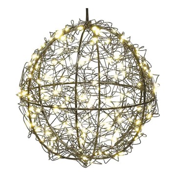 LED vianočná dekorácia 200×LED/230 V, priemer 20 cm