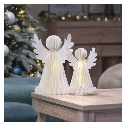 LED Vianočná dekorácia 20xLED/6xAA anjeli