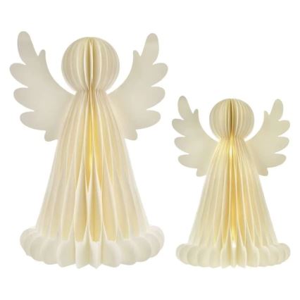 LED Vianočná dekorácia 20xLED/6xAA anjeli