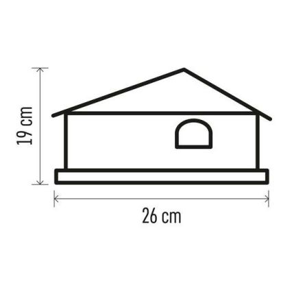 LED Vianočná dekorácia  5xLED/3xAA