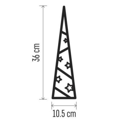 LED Vianočná dekorácia  8xLED/2xAA