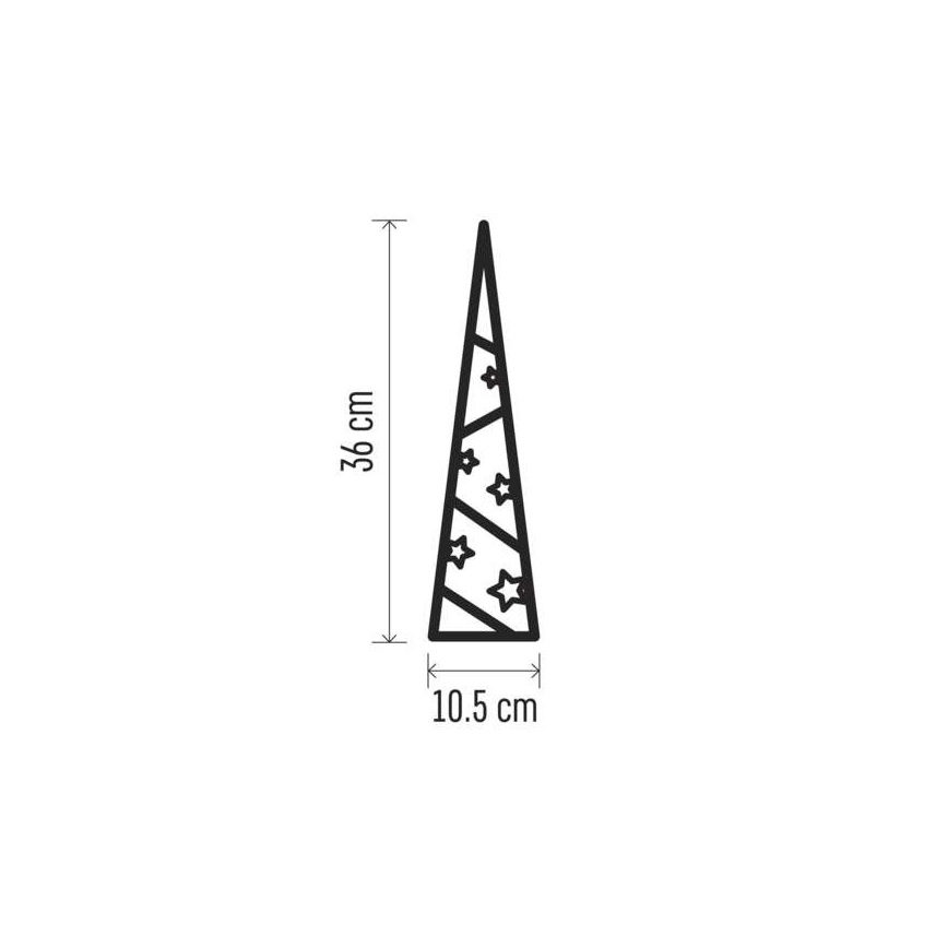 LED Vianočná dekorácia  8xLED/2xAA