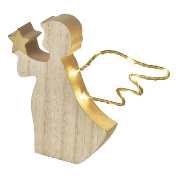 LED Vianočná dekorácia 8xLED/2xAAA anjel