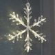 LED Vianočná dekorácia do okna 16xLED/3xAA teplá biela