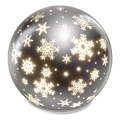 LED vianočná dekorácia LED/0,3W/3xAA, guľa, priemer 12 cm