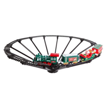 LED Vianočná dekorácia LED/2xAA pr. 80 cm vláčik na stromček