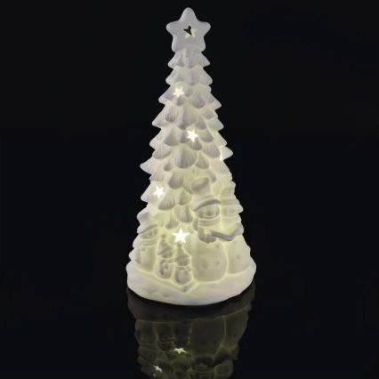 LED vianočná dekorácia LED/2xAA teplá biela stromček