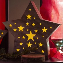 LED Vianočná dekorácia LED/2xAAA hviezda