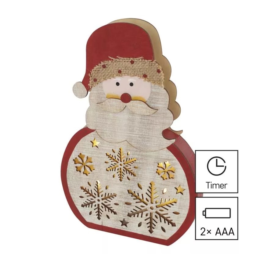 LED Vianočná dekorácia LED/2xAAA Santa