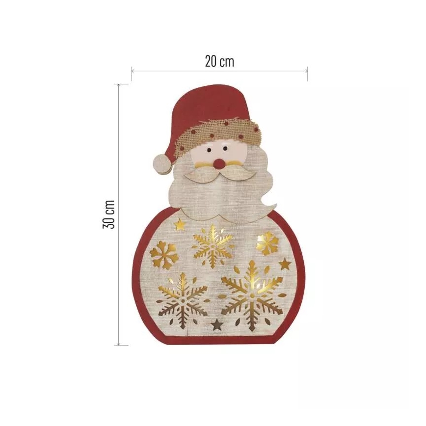 LED Vianočná dekorácia LED/2xAAA Santa