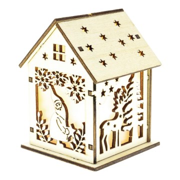 LED vianočná dekorácia LED/2xLR44 teplá biela