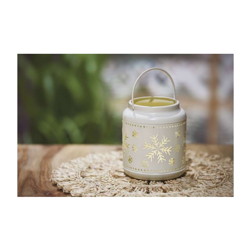 LED vianočná dekorácia LED/3xAAA biela