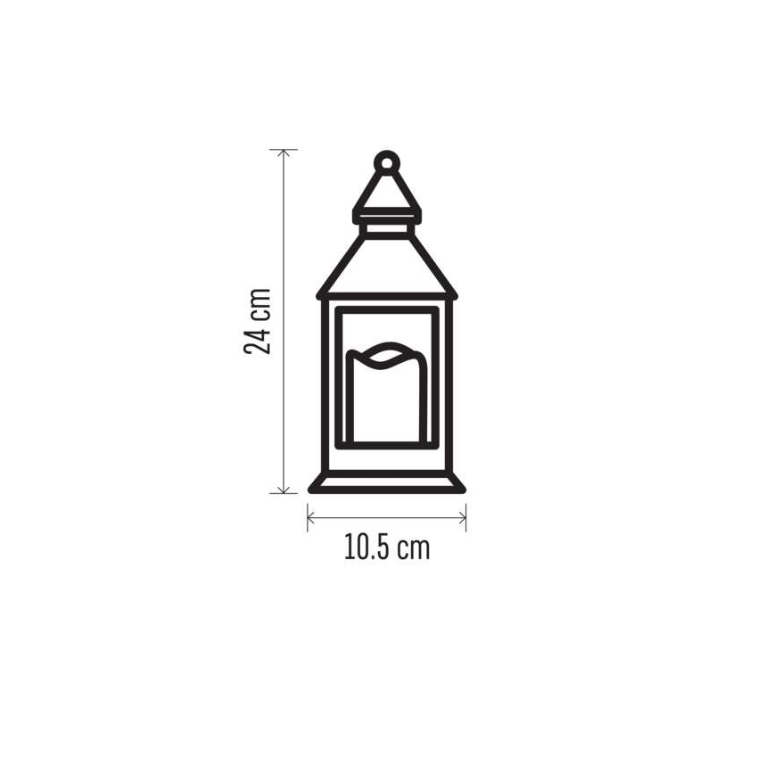LED Vianočná dekorácia LED/3xAAA biela