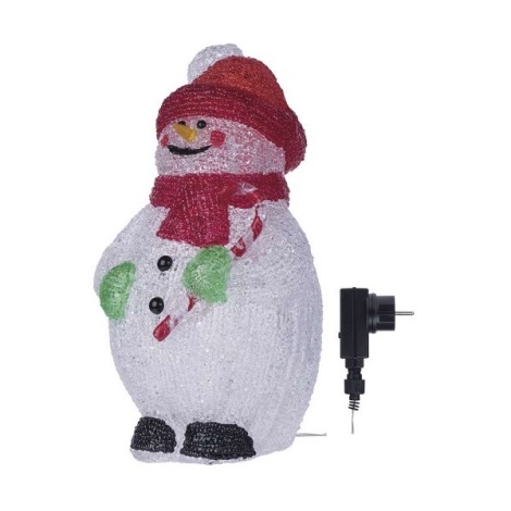 LED Vianočná dekorácia SNOWMAN LED/1,8W/230V IP44