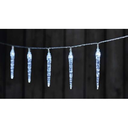 LED Vianočná reťaz 10xLED/2xAA 1,65m