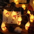 LED Vianočná reťaz 20xLED/3xAA/teplá biela 3,3m snehuliaci