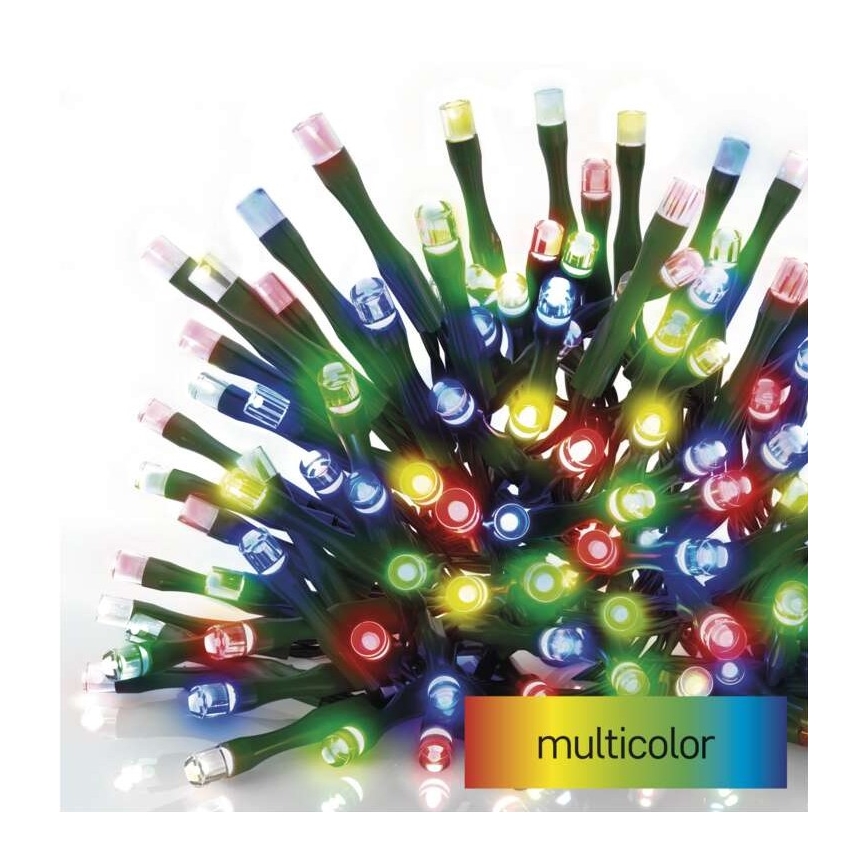 LED Vianočná vonkajšia reťaz 120xLED/17m IP44 multicolor