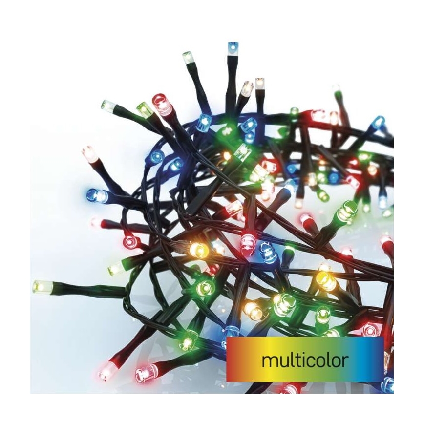 LED Vianočná vonkajšia reťaz 300xLED/11m IP44 multicolor