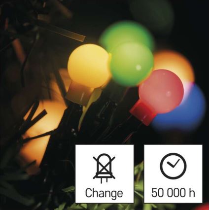 LED Vianočná vonkajšia reťaz 480xLED/53m IP44 viacfarebná